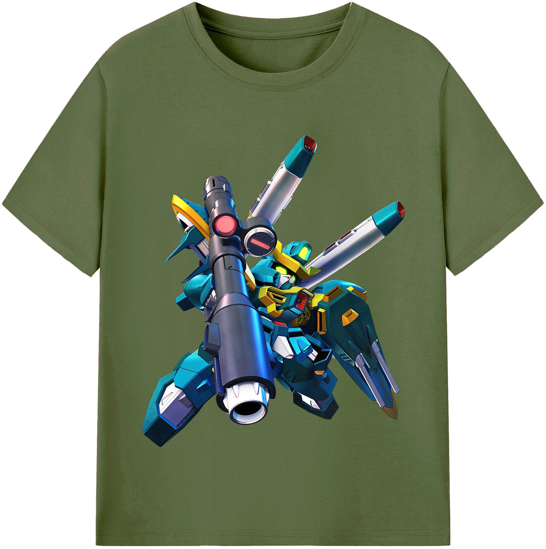 （画像用） 機動戦士ガンダム Mobile Suit Gundam 綿100％半袖Tシャツ（フロントプリント）